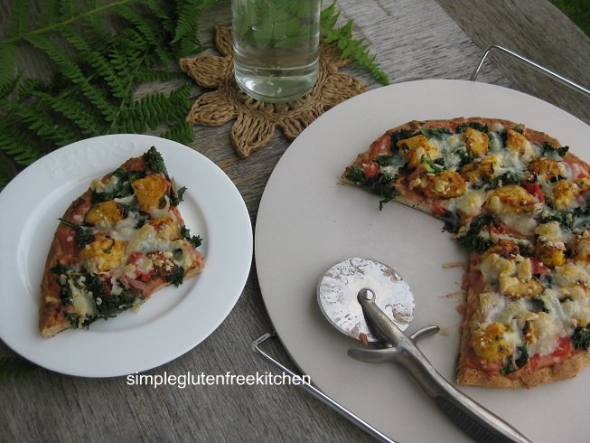 Curry Chicken and Kale Pizza – Simple Gluten Free Kitchen